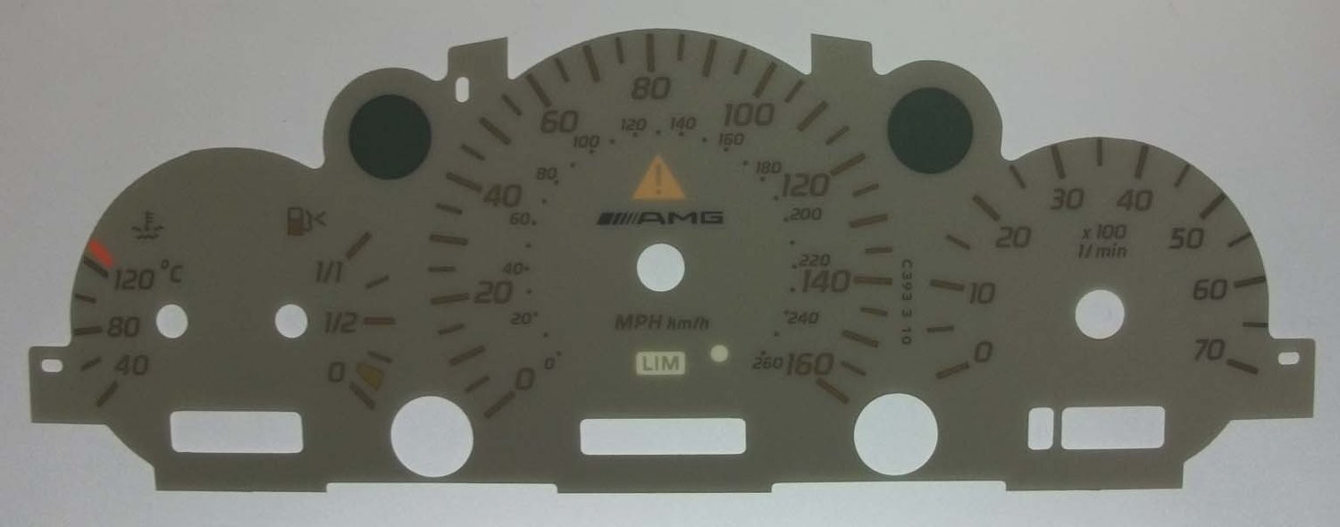 M-CLASS AMG MPH DIAL CONVERSION