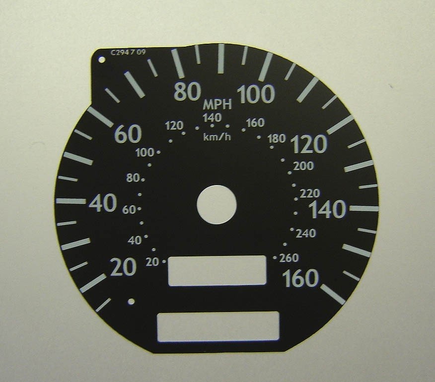 S-CLASS MPH DIAL CONVERSION