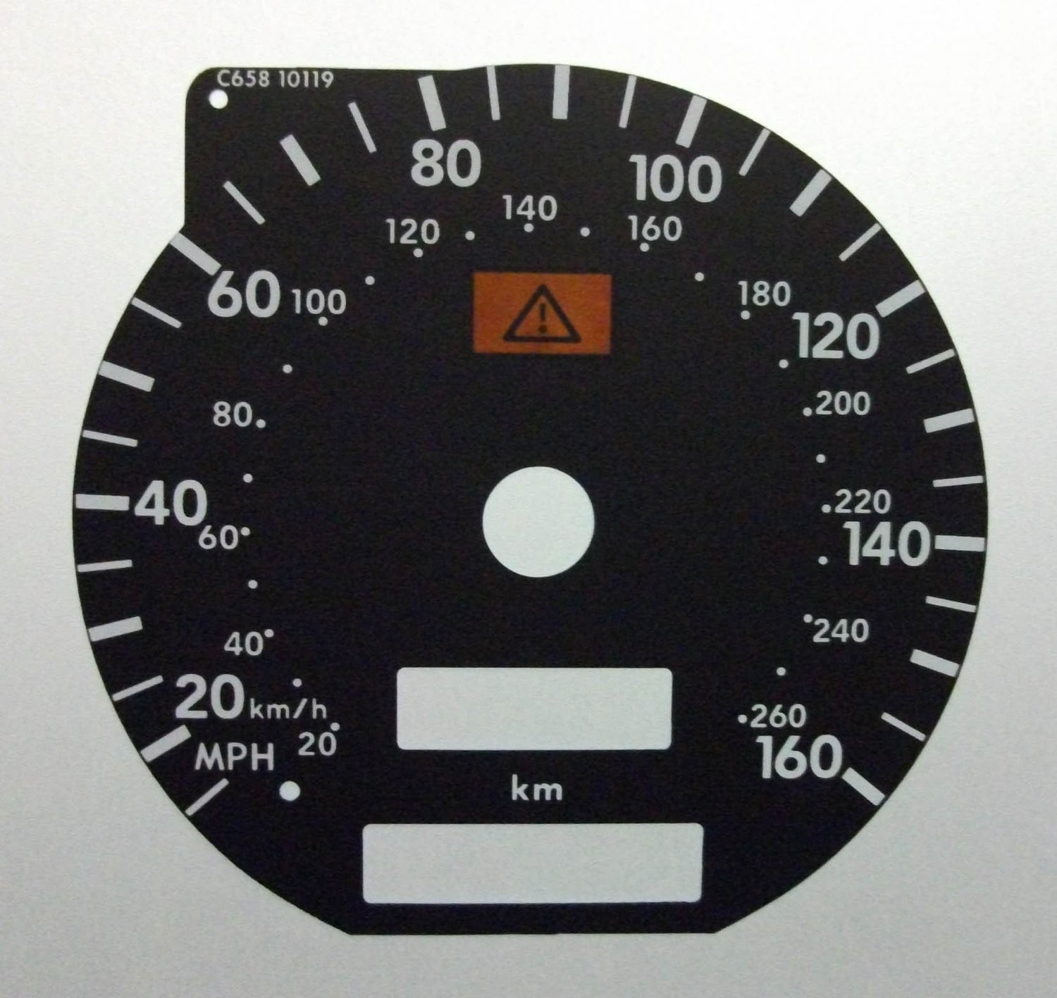 S-CLASS MPH DIAL CONVERSION