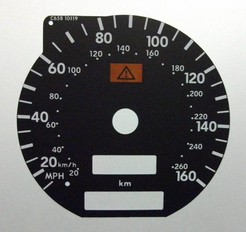 S-CLASS MPH DIAL CONVERSION