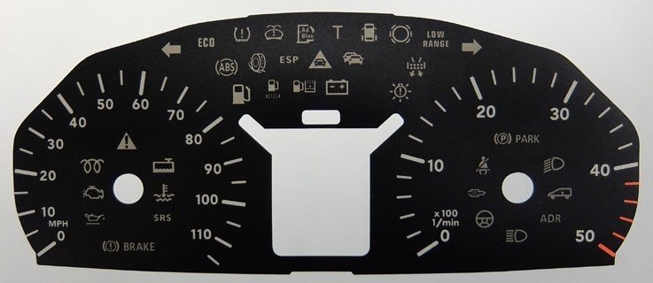 SPRINTER / VITO MPH DIAL CONVERSION