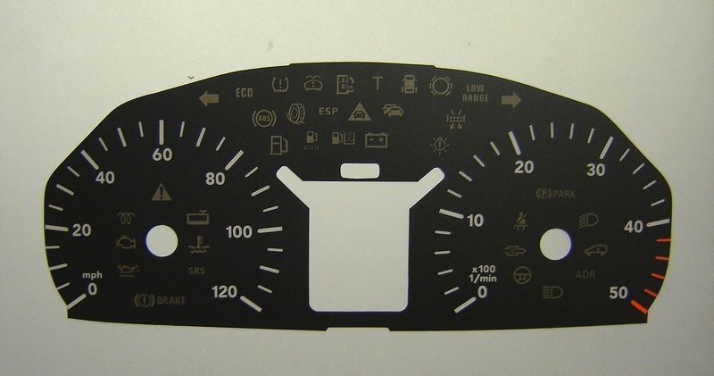 SPRINTER / VITO MPH DIAL CONVERSION