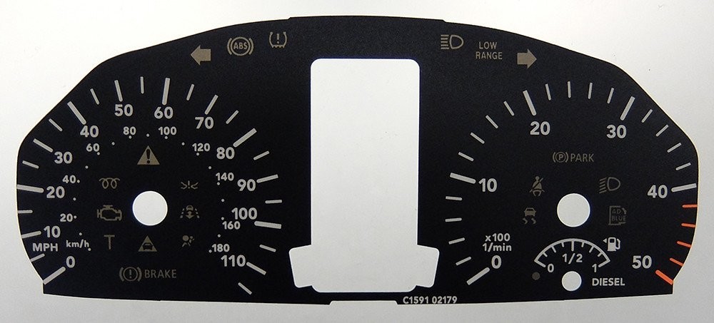 SPRINTER / VITO MPH DIAL CONVERSION