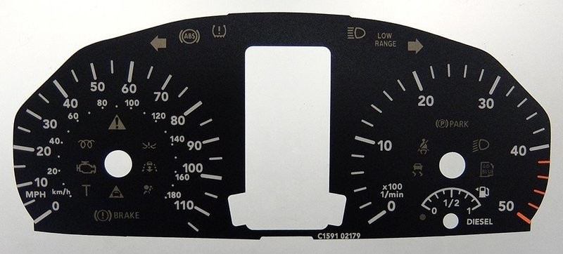 SPRINTER / VITO MPH DIAL CONVERSION