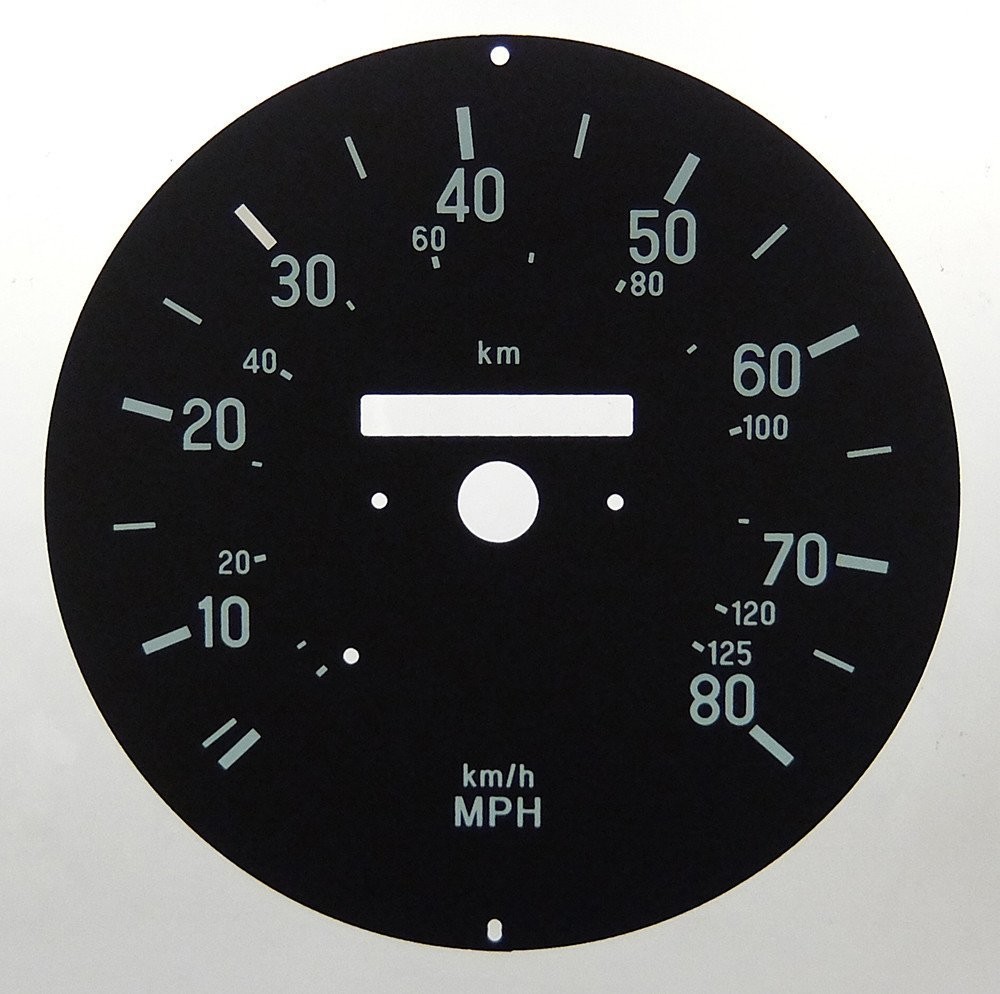 UNIMOG MPH DIAL CONVERSION