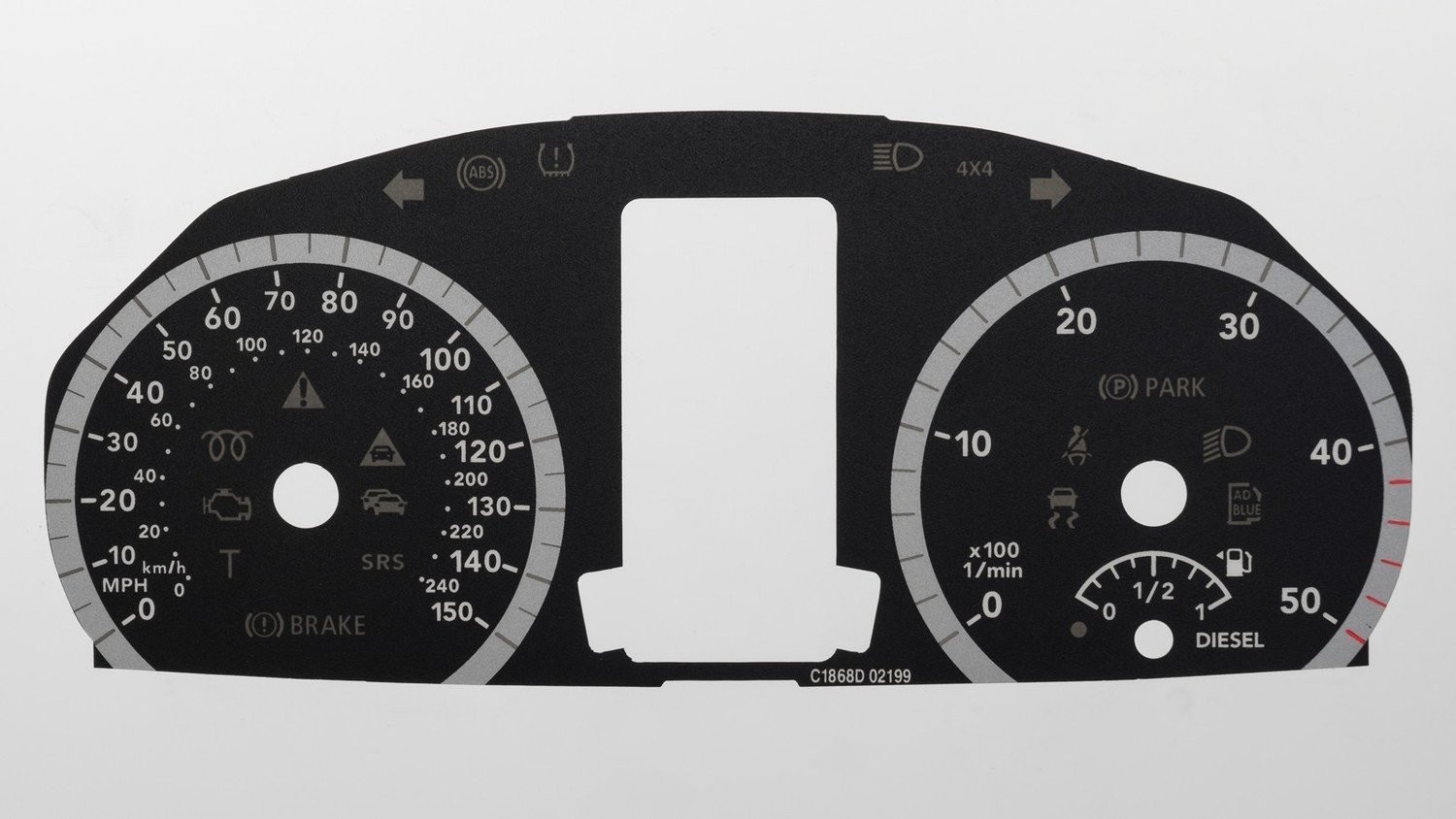 SPRINTER / VITO MPH DIAL CONVERSION