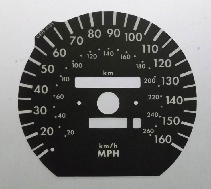 280TE MPH DIAL CONVERSION