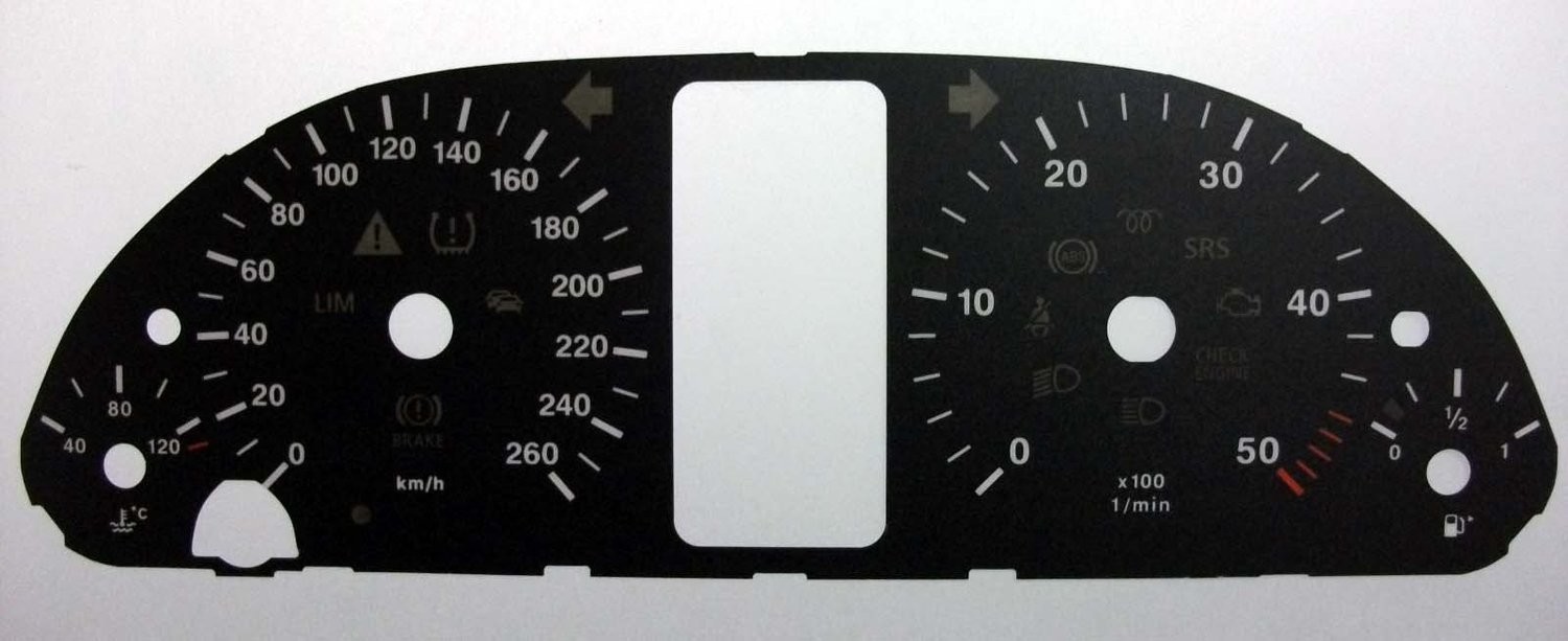 A / B CLASS DIESEL KMH DIAL CONVERSION