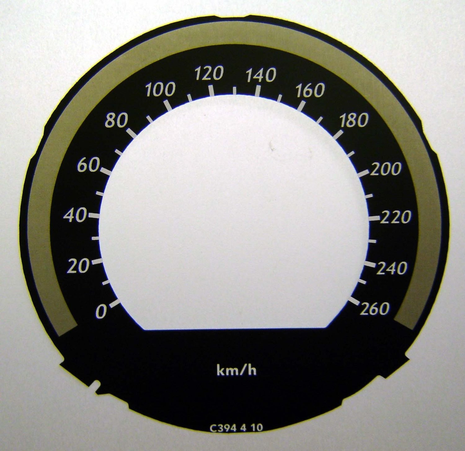 C / E CLASS KMH DIAL CONVERSION