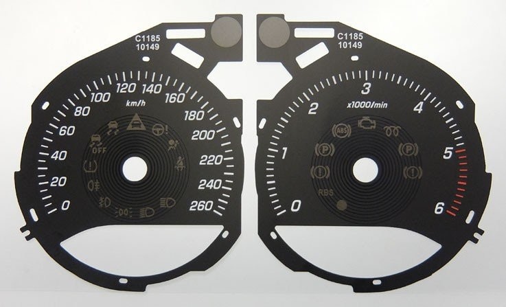 C / G CLASS KMH DIAL CONVERSION