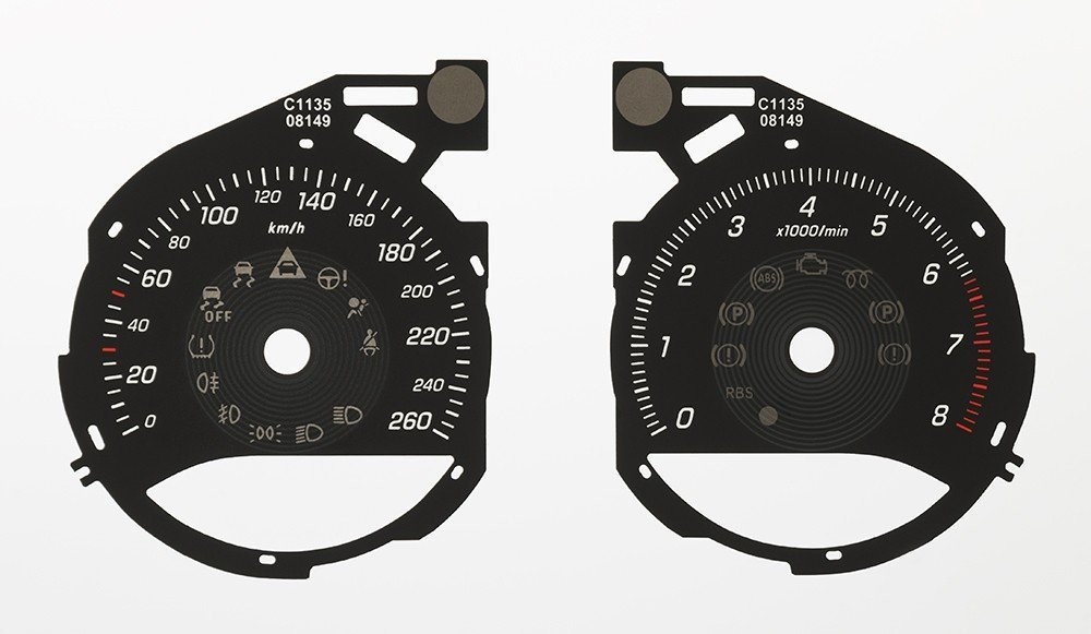 C / G CLASS KMH DIAL CONVERSION