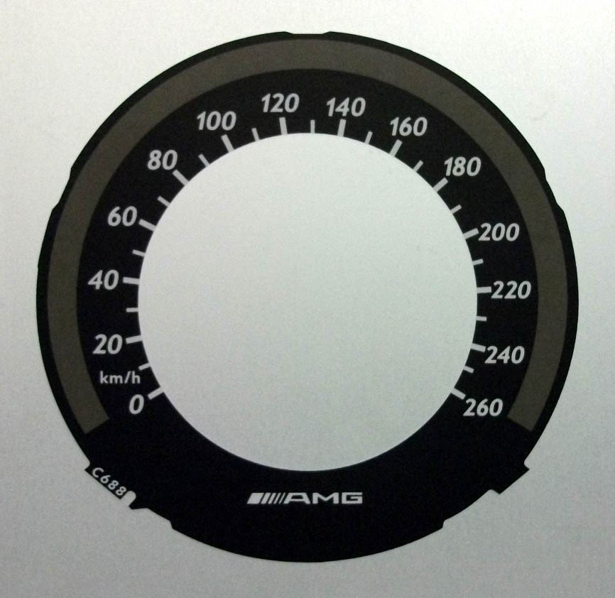 C-CLASS AMG KMH DIAL CONVERSION