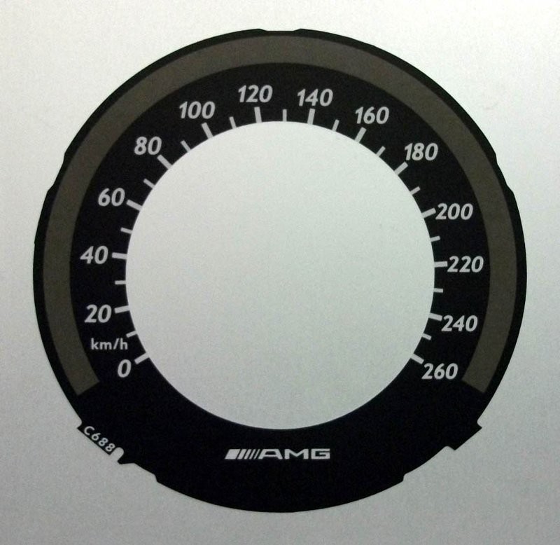 C-CLASS AMG KMH DIAL CONVERSION
