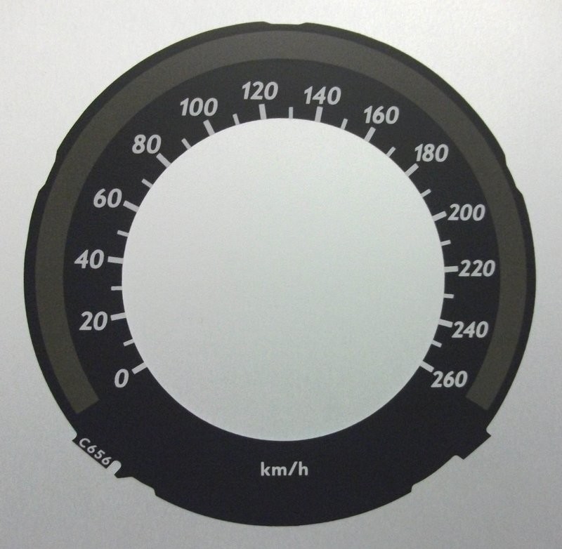 C / E CLASS KMH DIAL CONVERSION