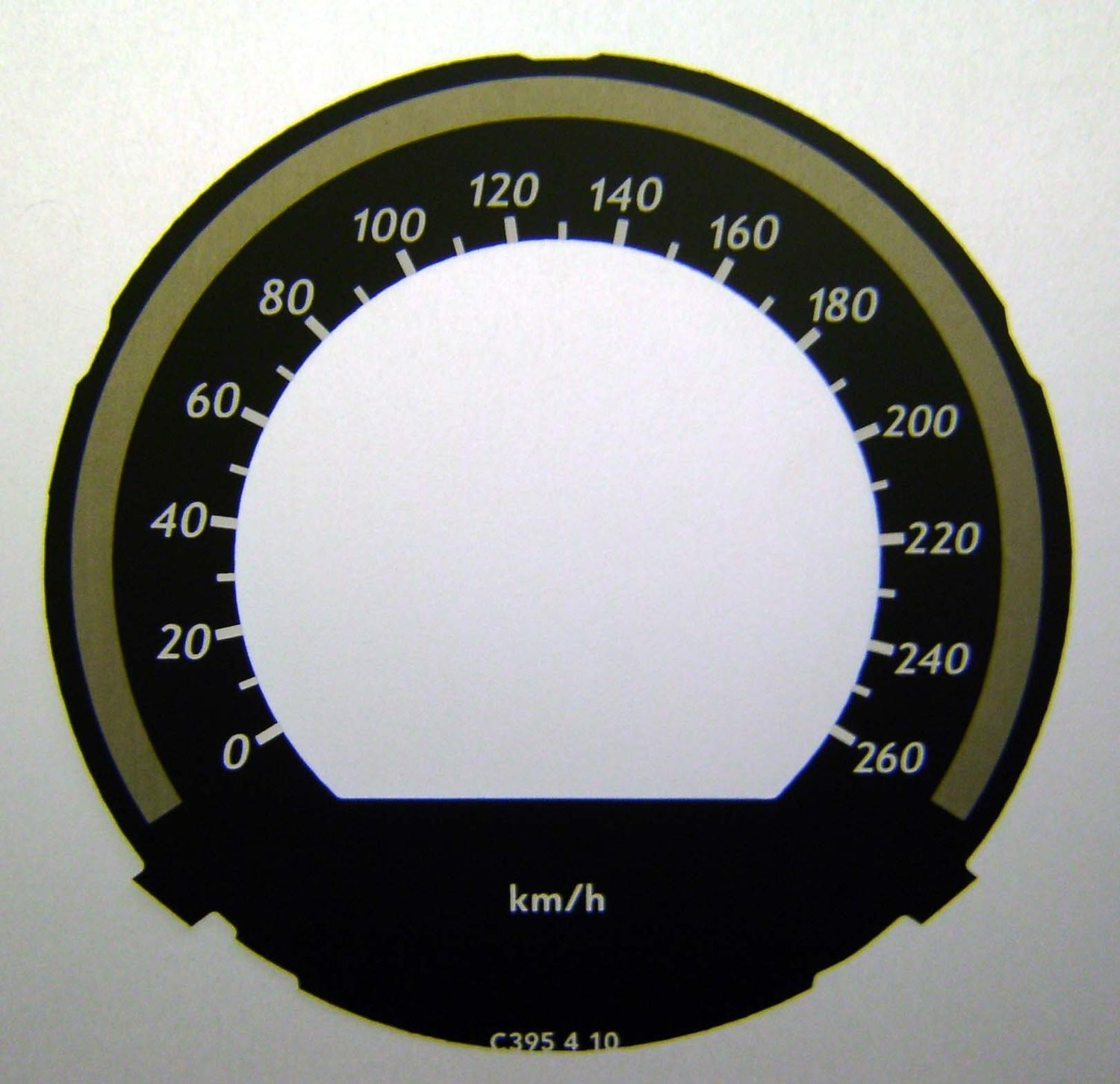 C / E CLASS KMH DIAL CONVERSION