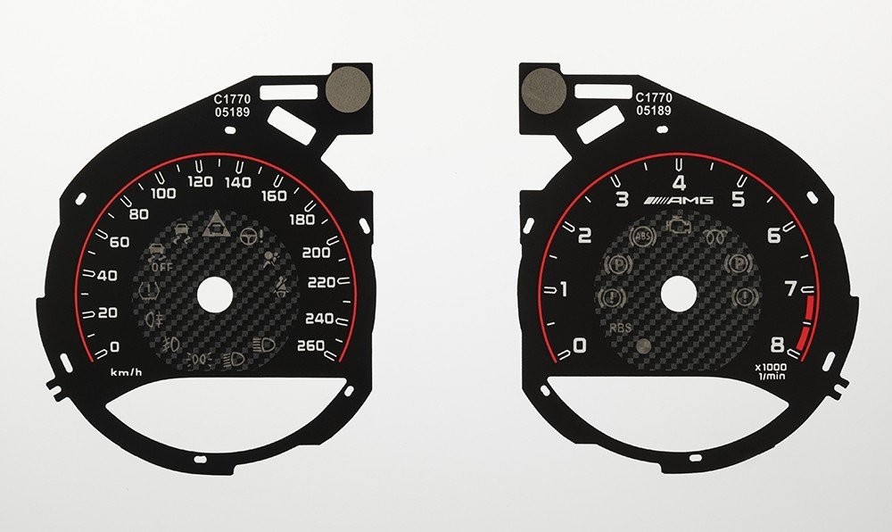 C / G CLASS KMH DIAL CONVERSION