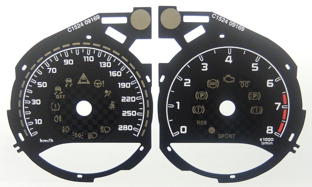 C / G CLASS AMG KMH DIAL CONVERSION