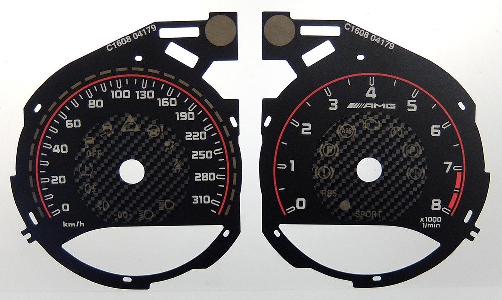 C CLASS AMG KMH DIAL CONVERSION