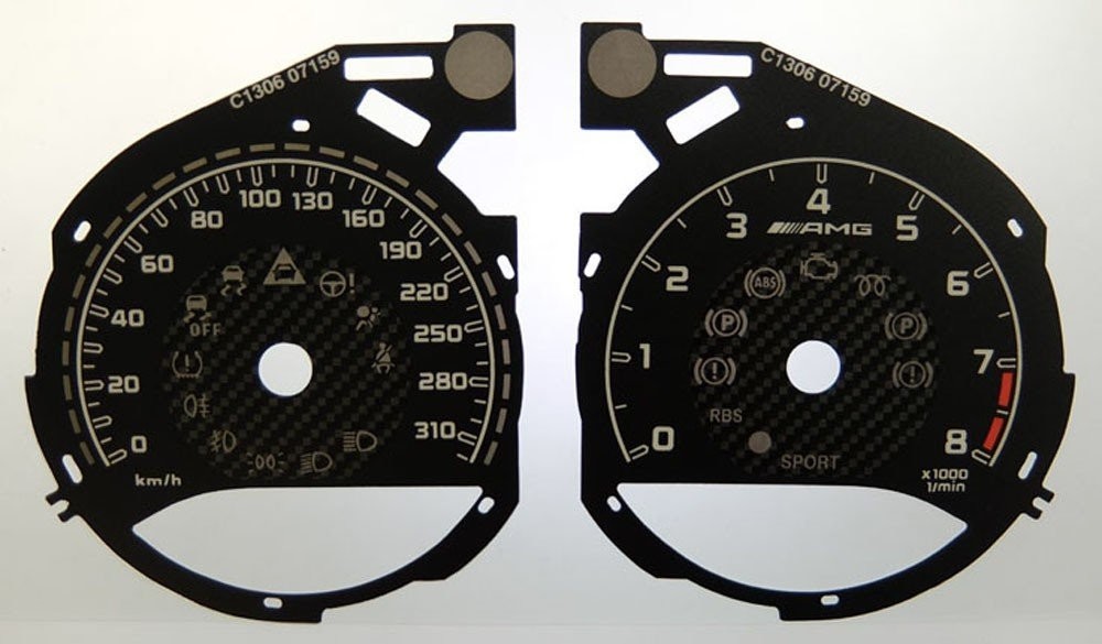 C CLASS AMG KMH DIAL CONVERSION
