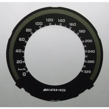 C / E CLASS AMG KMH DIAL CONVERSION