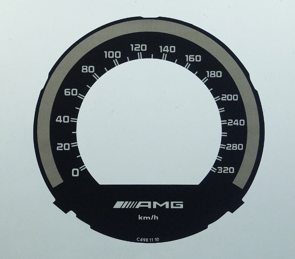C / E CLASS AMG KMH DIAL CONVERSION