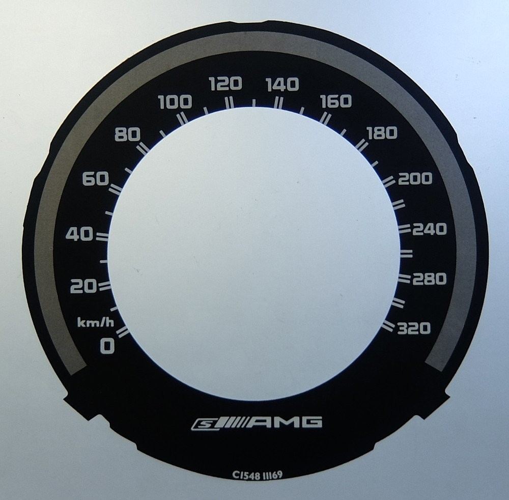 C / E CLASS AMG 'S' KMH DIAL CONVERSION