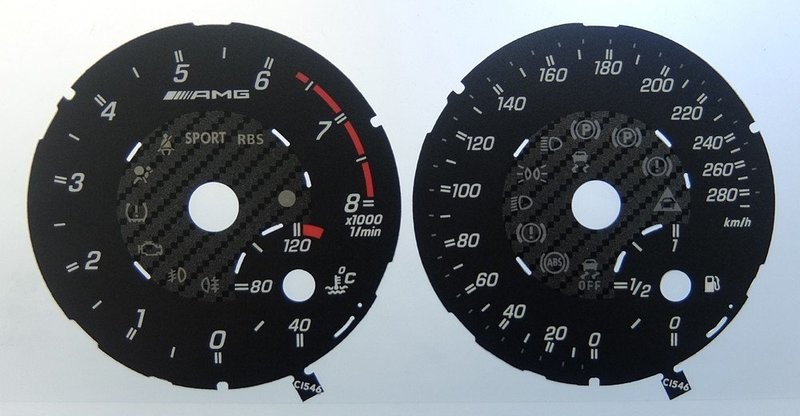 CLA / GLA / GLE AMG KMH DIAL CONVERSION