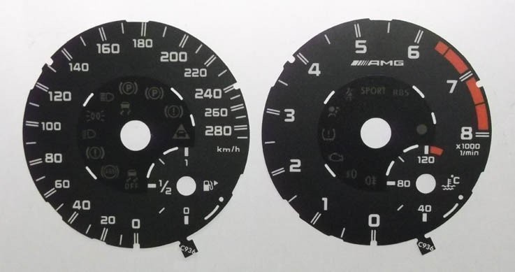 CLA / GLA / GLE AMG KMH DIAL CONVERSION