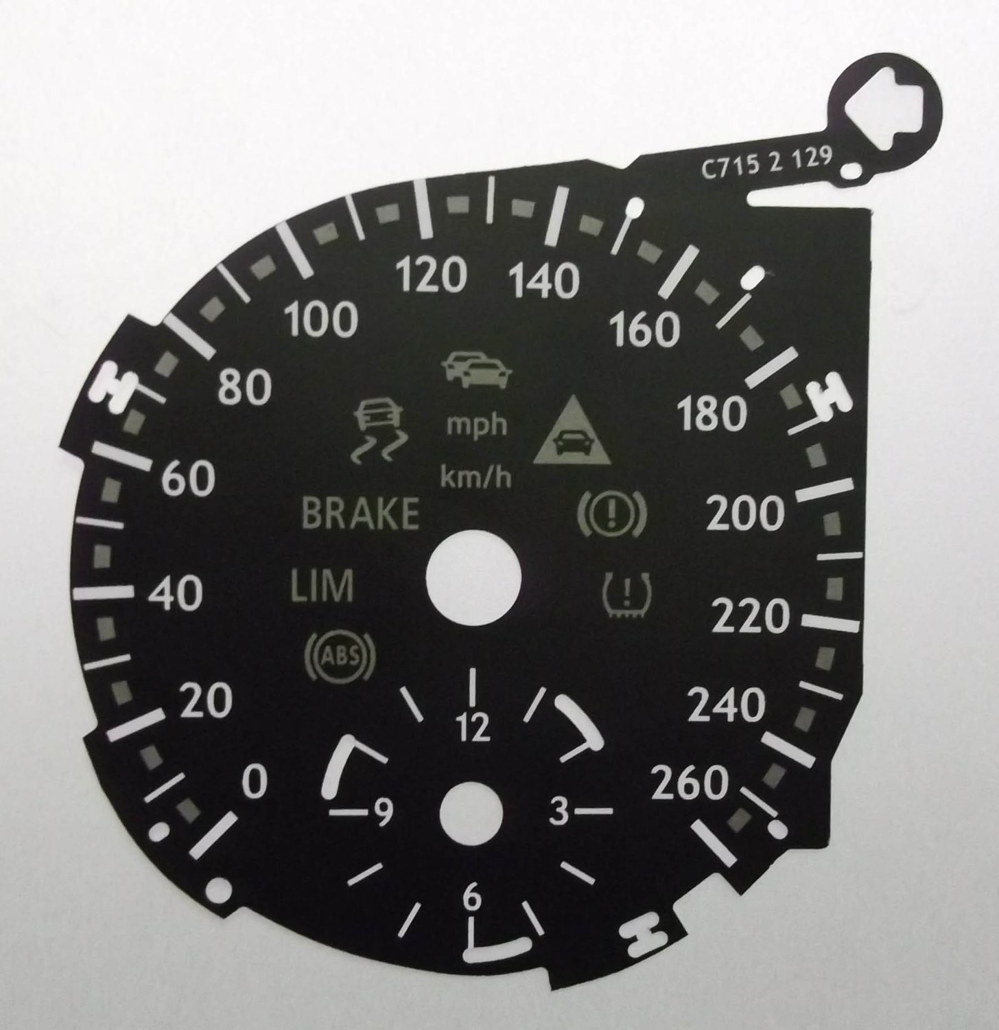 M / R / G-CLASS KMH DIAL CONVERSION