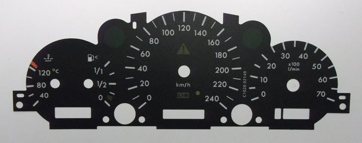 M-CLASS KMH DIAL CONVERSION