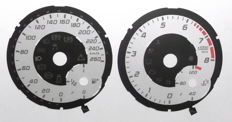 A / B / M-CLASS KMH DIAL CONVERSION