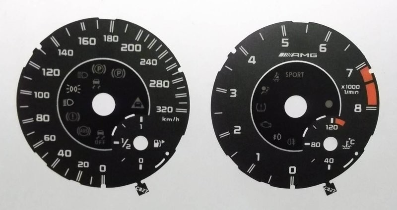 CLA / GLA / GLE AMG KMH DIAL CONVERSION