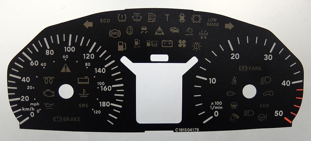 SPRINTER / VITO KMH DIAL CONVERSION