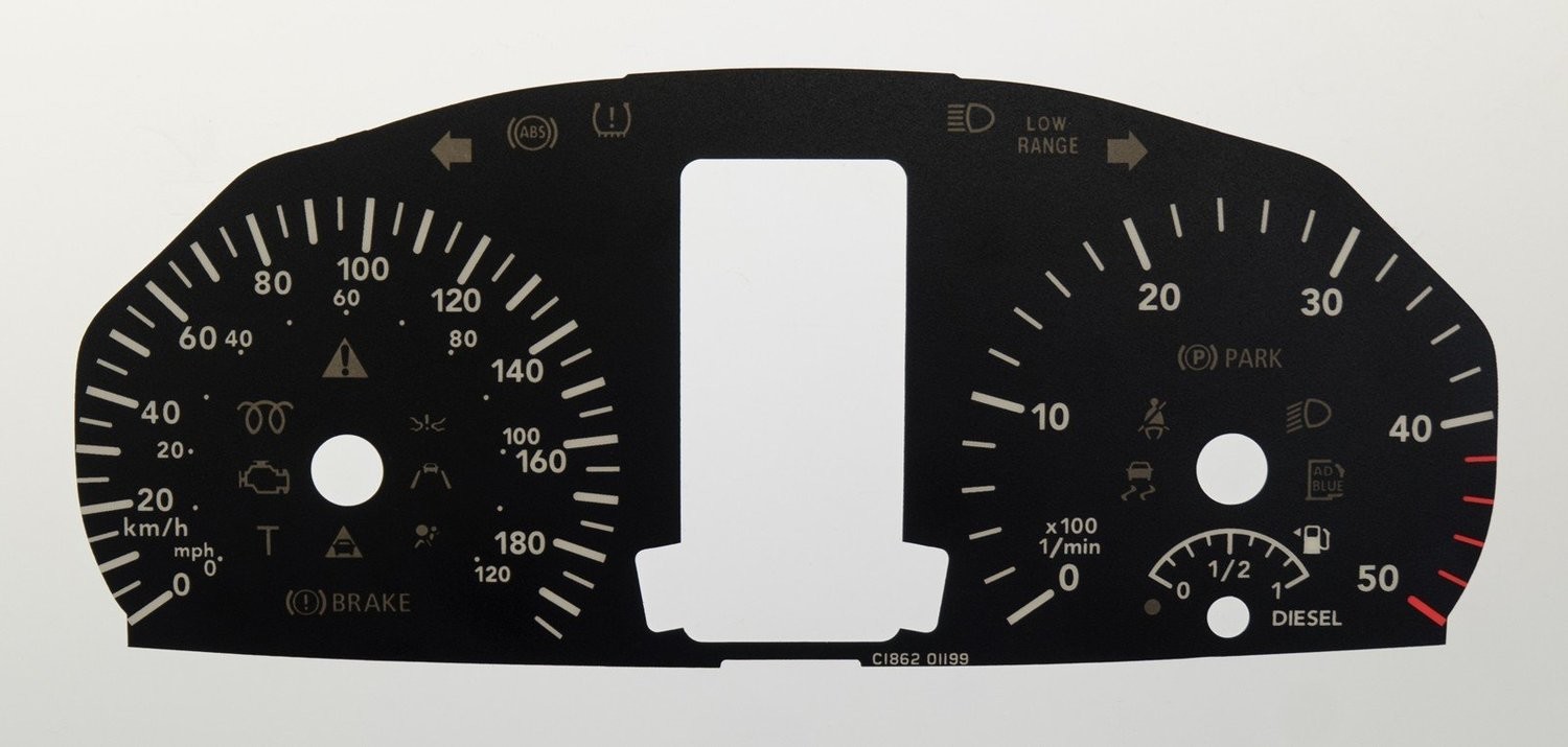 SPRINTER / VITO KMH DIAL CONVERSION