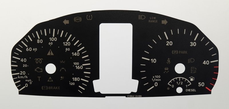 SPRINTER / VITO KMH DIAL CONVERSION