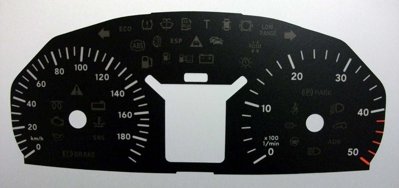 SPRINTER / VITO KMH DIAL CONVERSION