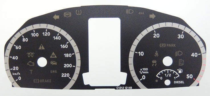 SPRINTER / VITO KMH DIAL CONVERSION