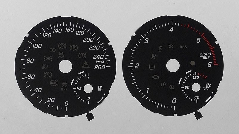 A / B / M-CLASS KMH DIAL CONVERSION