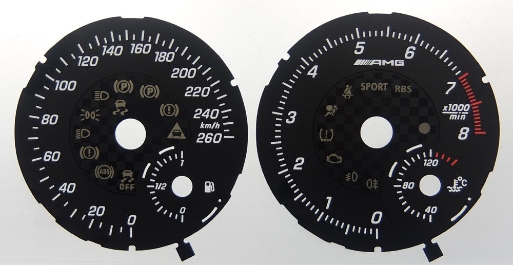 CLA / GLA / GLE AMG KMH DIAL CONVERSION