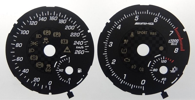 CLA / GLA / GLE AMG KMH DIAL CONVERSION