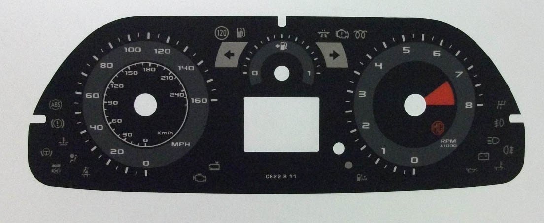 MG6 / TF MPH DIAL CONVERSION