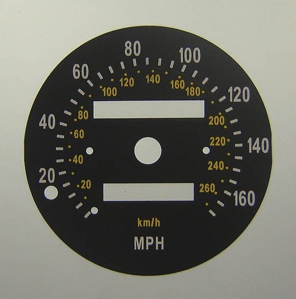RV8 MPH DIAL CONVERSION