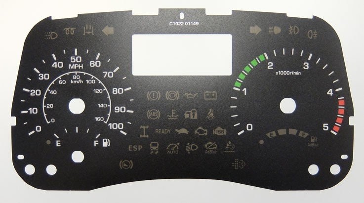 CANTER MPH DIAL CONVERSION