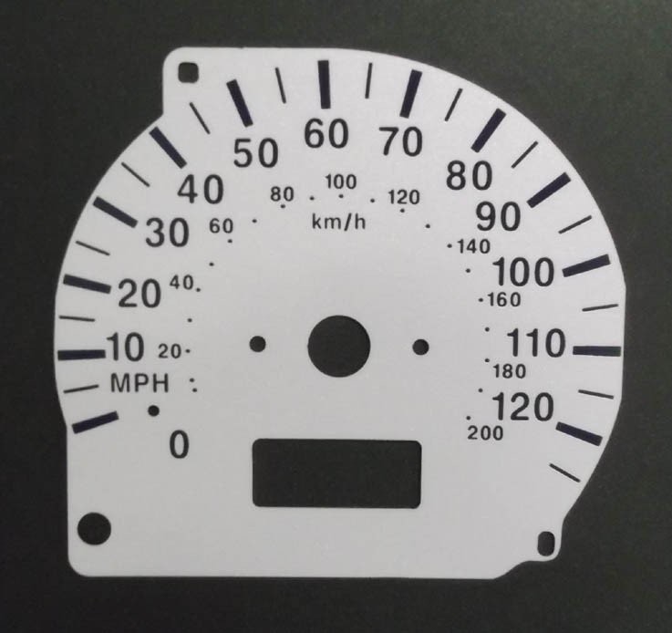 CHALLENGER MPH DIAL CONVERSION (SILVER)