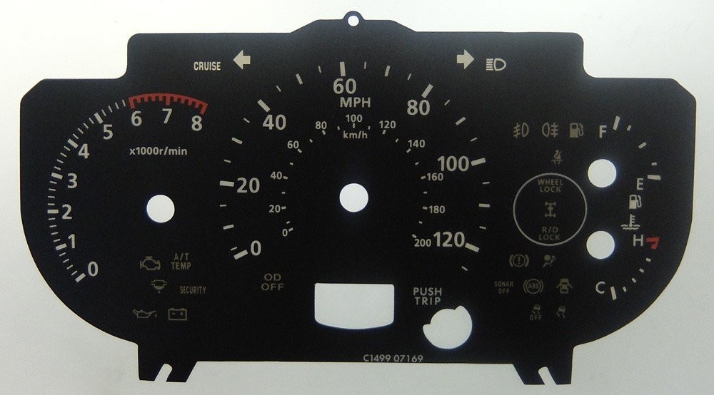 L200 PETROL MPH DIAL CONVERSION