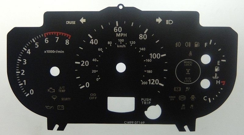 L200 PETROL MPH DIAL CONVERSION