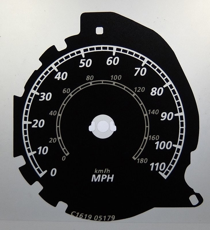 ASX / LANCER / OUTLANDER MPH DIAL CONVERSION