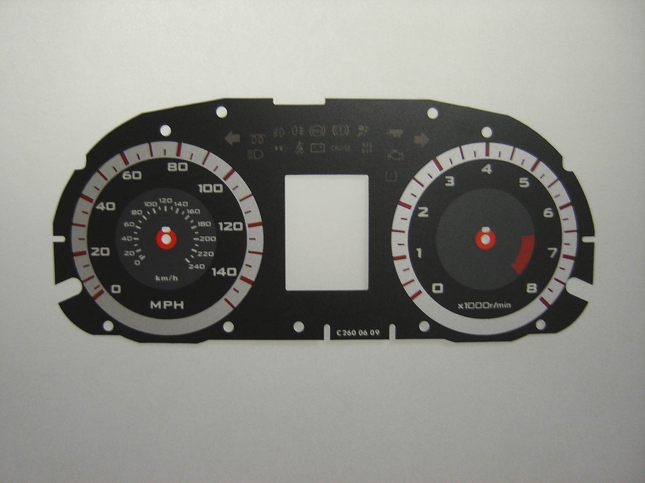 LANCER / OUTLANDER PETROL MPH DIAL CONVERSION