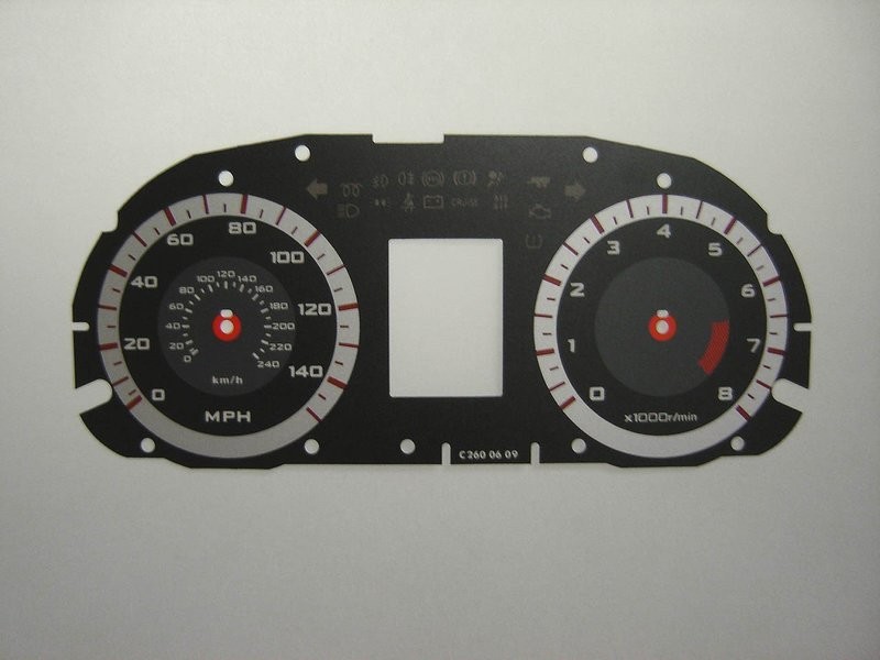 LANCER / OUTLANDER PETROL MPH DIAL CONVERSION