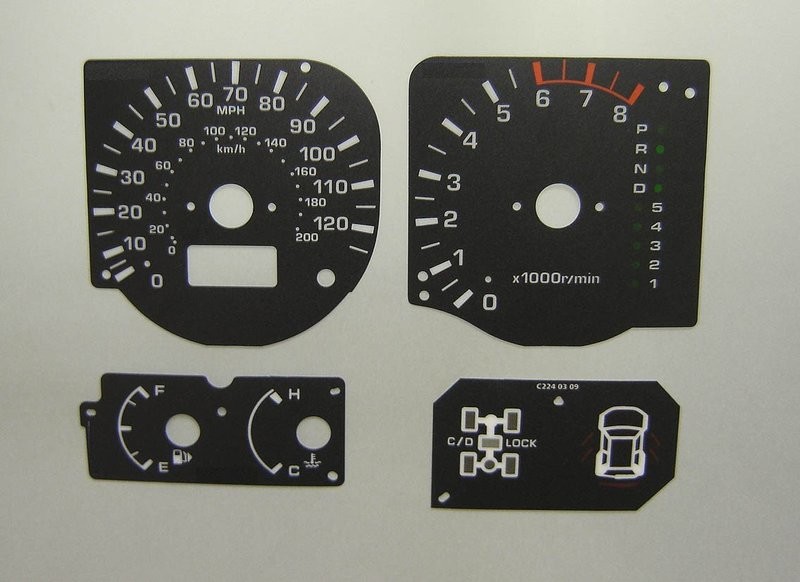 PAJERO / SHOGUN MPH DIAL CONVERSION